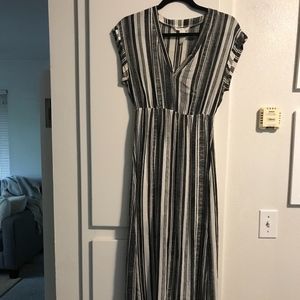 Stripe Maxi Dress